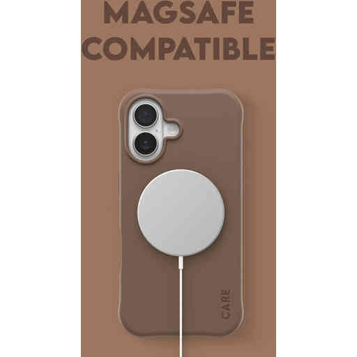 CARE by PanzerGlass Fashionable Case Samba Espresso MagSafe iPhone 17