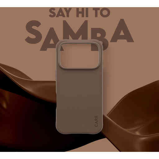 CARE by PanzerGlass Fashionable Case Samba Espresso MagSafe iPhone 17 Pro