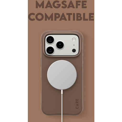 CARE by PanzerGlass Fashionable Case Samba Espresso MagSafe iPhone 17 Pro