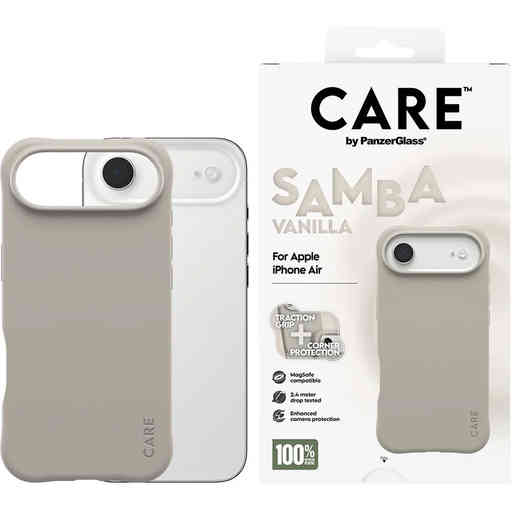CARE by PanzerGlass Fashionable Case Samba Vanilla MagSafe iPhone Air