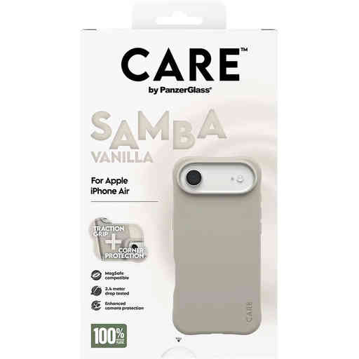 CARE by PanzerGlass Fashionable Case Samba Vanilla MagSafe iPhone Air