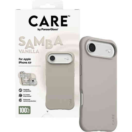 CARE by PanzerGlass Fashionable Case Samba Vanilla MagSafe iPhone Air