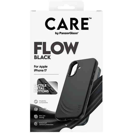 CARE by PanzerGlass Feature FLOW MagSafe Case iPhone 17 Black