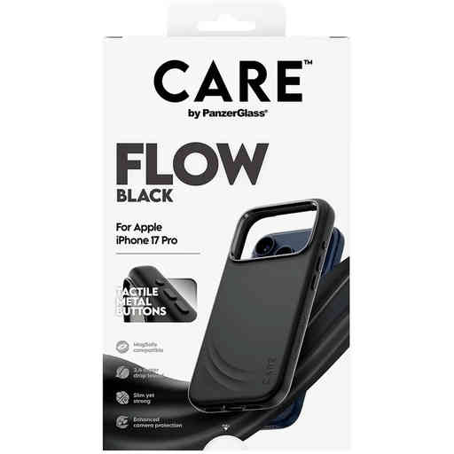 CARE by PanzerGlass Feature FLOW MagSafe Case iPhone 17 Pro Black