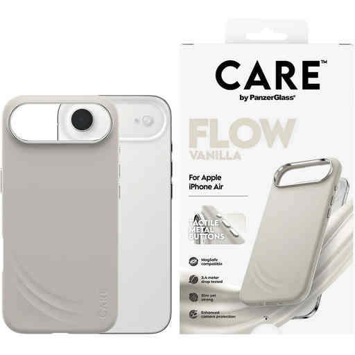 CARE by PanzerGlass Feature FLOW MagSafe Case iPhone Air Vanilla