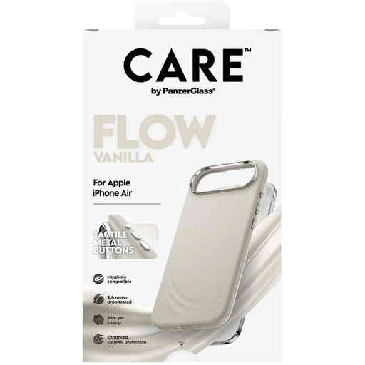 CARE by PanzerGlass Feature FLOW MagSafe Case iPhone Air Vanilla