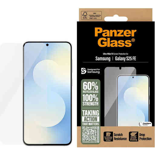 PanzerGlass Samsung Galaxy S25 FE - Ultra-Wide Fit