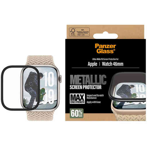 PanzerGlass Apple Watch Series 11/10 46mm - Metallic
