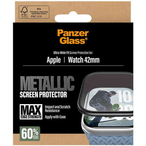 PanzerGlass Apple Watch Series 11/10 42mm - Metallic