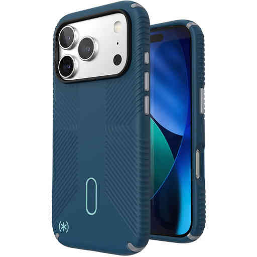 Speck Presidio2 Grip + ClickLock Apple iPhone 17 Pro Blue - with Microban