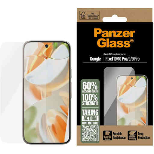 PanzerGlass Google Pixel 10/10 Pro / 9/9 Pro UWF Black