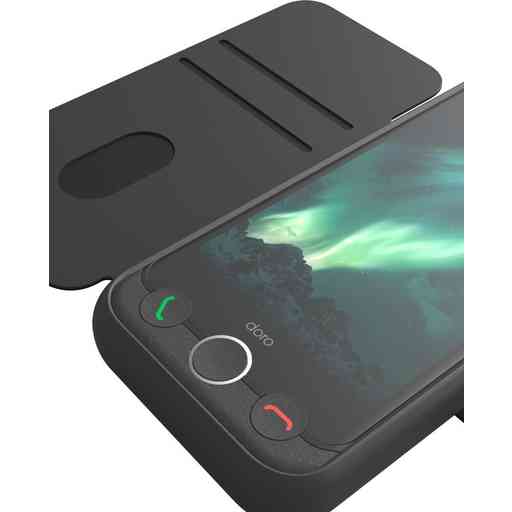 Doro Aurora A10 Wallet Case Graphite