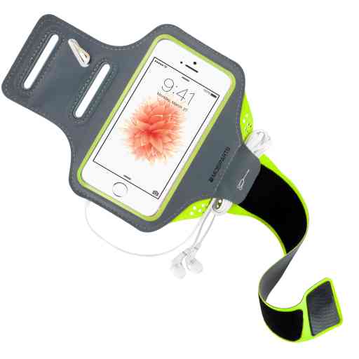 Casetastic Comfort Fit Sport Armband Apple iPhone 5/5S/SE Neon Green