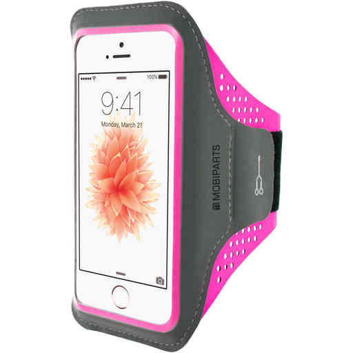 Casetastic Comfort Fit Sport Armband Apple iPhone 5/5S/SE Neon Pink