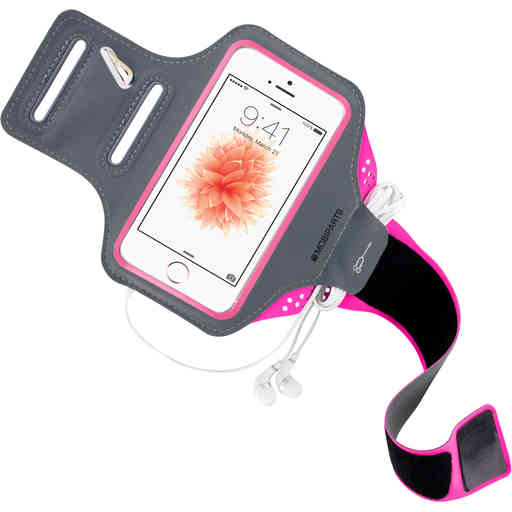Casetastic Comfort Fit Sport Armband Apple iPhone 5/5S/SE Neon Pink