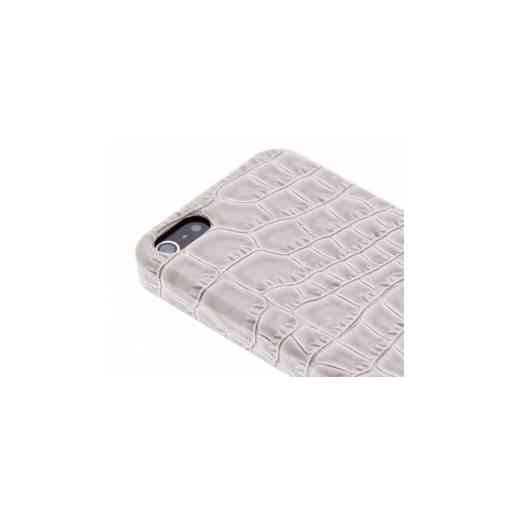 Guess Croco Backcover Case Apple iPhone 5/5S/SE Shiny Beige GUHCPSESCOBE