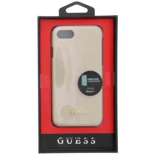 Guess Saffiano Backcover Case Apple iPhone 6/6S/7/8/SE (2020/2022) Beige GUHCP7TBE