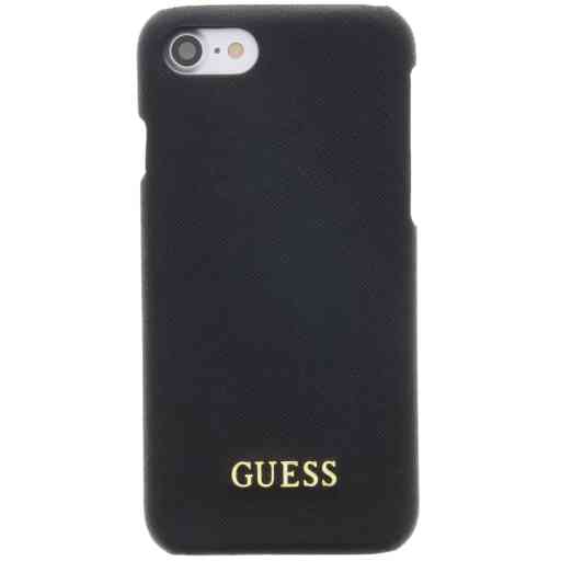 Guess Saffiano Backcover Case Apple iPhone 6/6S/7/8/SE (2020/2022) Black GUHCP7TBK