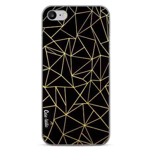 Casetastic Softcover Apple iPhone 7 / 8 / SE (2020) - Abstraction Outline Gold