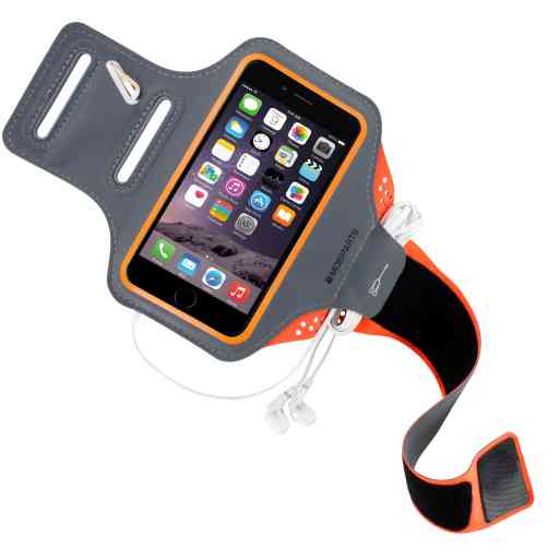 Casetastic Comfort Fit Sport Armband Apple iPhone 6 Plus/6S Plus/7 Plus/8 Plus Neon Orange