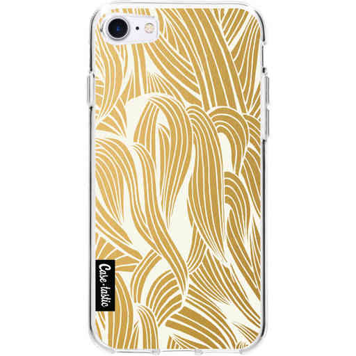 Casetastic Softcover Apple iPhone 7 / 8 / SE (2020) - Gold Organic Pattern