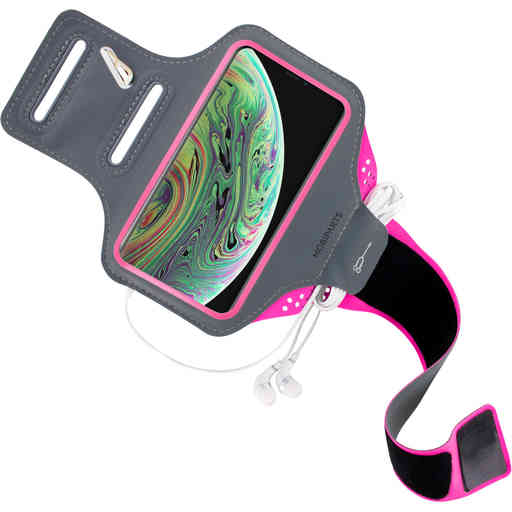 Casetastic Comfort Fit Sport Armband Apple iPhone X/XS Neon Pink