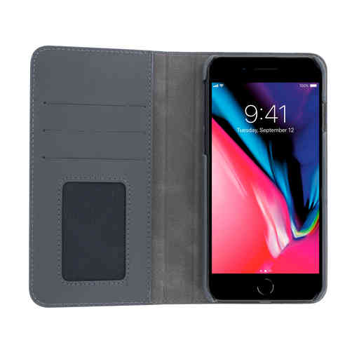 Serenity 2 in 1 Leather Wallet Case Apple iPhone 7/8/SE (2020/2022) Discrete Grey