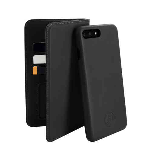 Serenity 2 in 1 Leather Wallet Case Apple iPhone 7/8 Plus Timeless Black