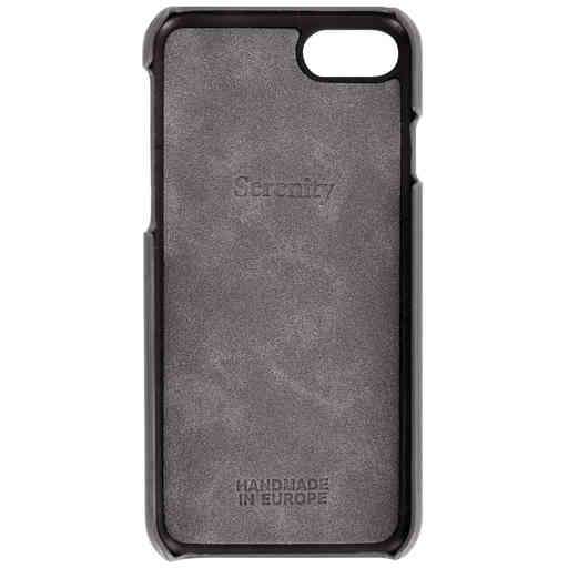 Serenity Dual Pocket Leather Back Cover Apple iPhone 7/8/SE (2020/2022) Discrete Grey