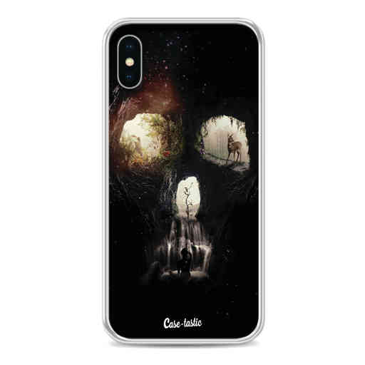 Casetastic Softcover Apple iPhone X / XS - Cave Skull