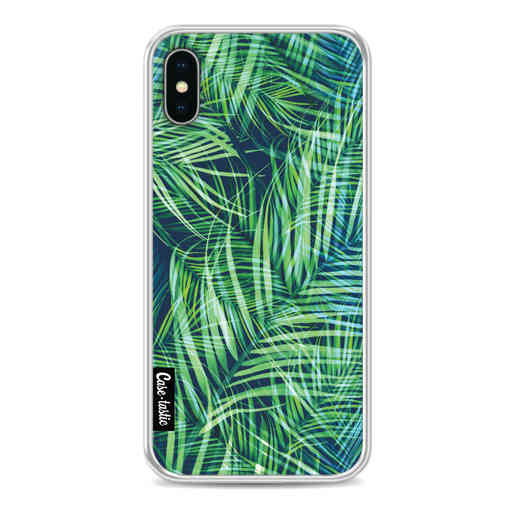Casetastic Softcover Apple iPhone X / XS - Palm Leaves