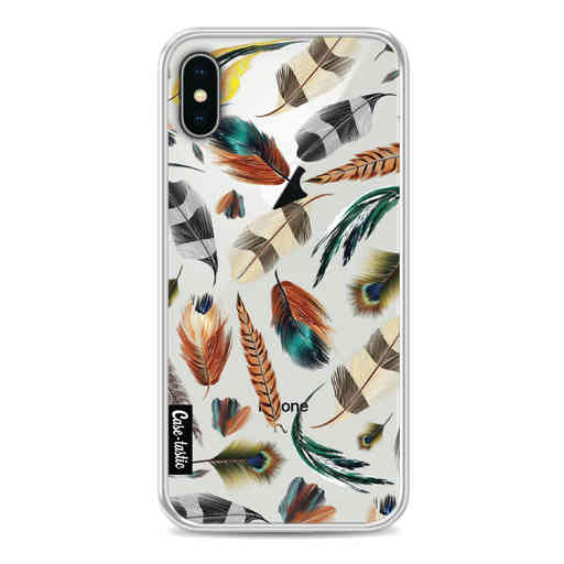 Casetastic Softcover Apple iPhone X / XS - Feathers Multi