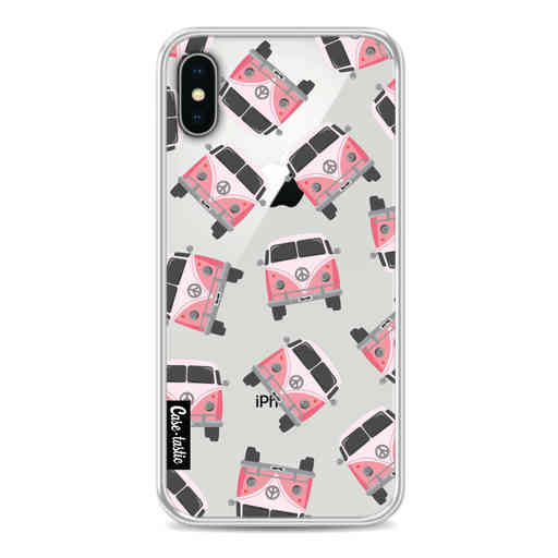 Casetastic Softcover Apple iPhone X / XS - Little Casetastic Vans Pink