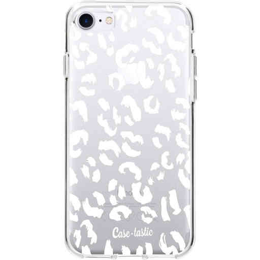 Casetastic Softcover Apple iPhone 7 / 8 / SE (2020) - Leopard Print White