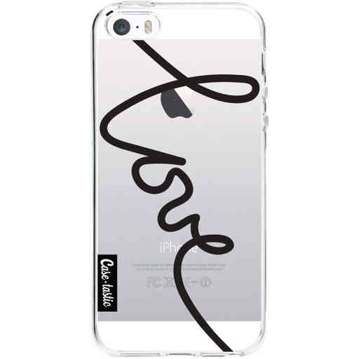 Casetastic Softcover Apple iPhone 5 / 5s / SE - Written Love Black