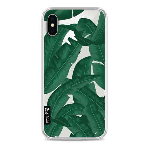 Casetastic Softcover Apple iPhone X / XS - Banana Leaves