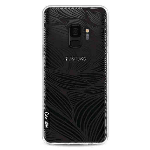Casetastic Softcover Samsung Galaxy S9 - Wavy Outlines Black