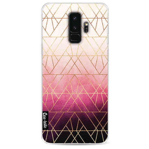Casetastic Softcover Samsung Galaxy S9 Plus - Pink Ombre Triangles