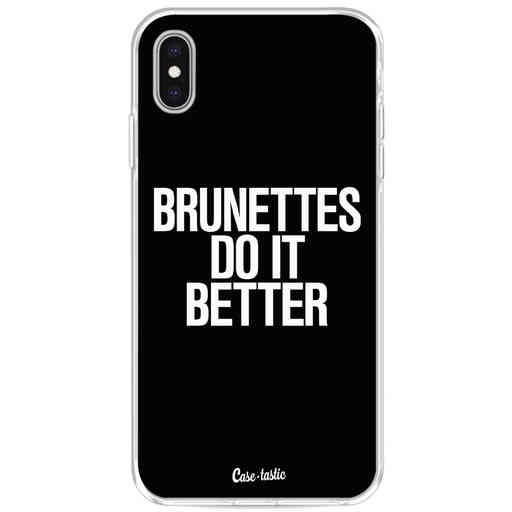 Casetastic Softcover Apple iPhone XS Max - Brunettes Do It Better
