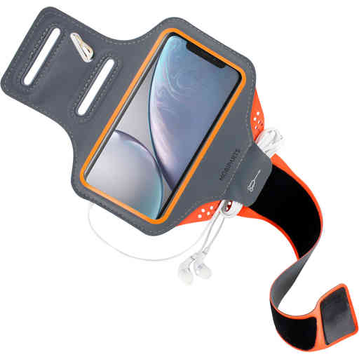 Casetastic Comfort Fit Sport Armband Apple iPhone XR Neon Orange