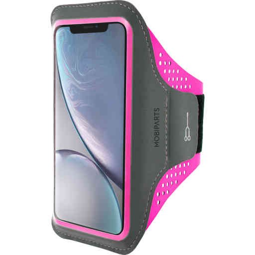 Casetastic Comfort Fit Sport Armband Apple iPhone XR Neon Pink