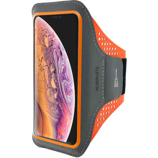 Casetastic Comfort Fit Sport Armband Apple iPhone XS Max Neon Orange