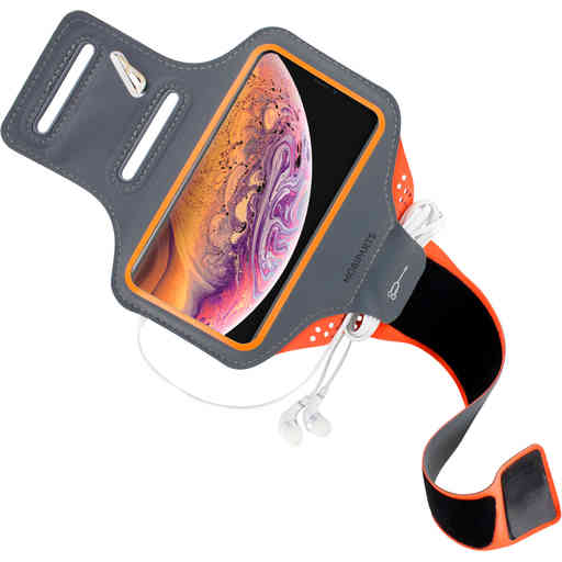 Casetastic Comfort Fit Sport Armband Apple iPhone XS Max Neon Orange