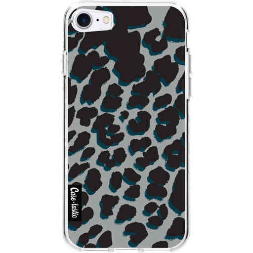 Casetastic Softcover Apple iPhone 7 / 8 / SE (2020) - Leopard Print Grey