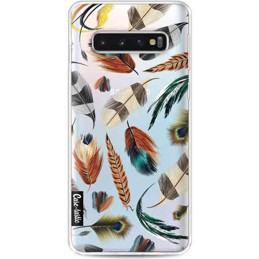 Casetastic Softcover Samsung Galaxy S10 - Feathers Multi