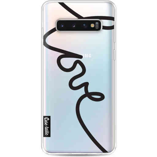 Casetastic Softcover Samsung Galaxy S10 - Written Love Black