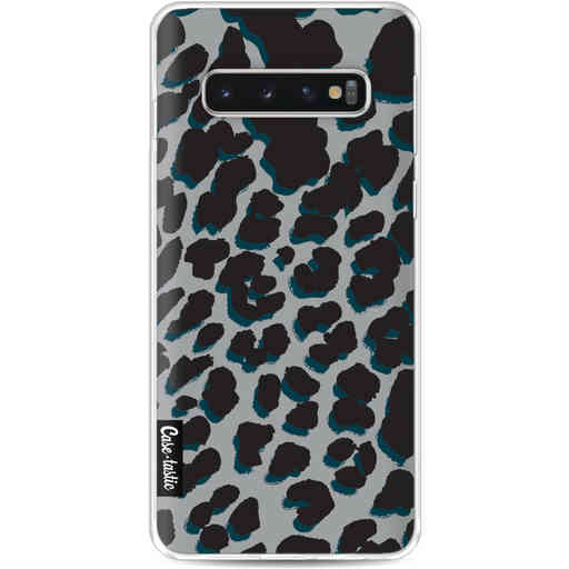 Casetastic Softcover Samsung Galaxy S10 - Leopard Print Grey