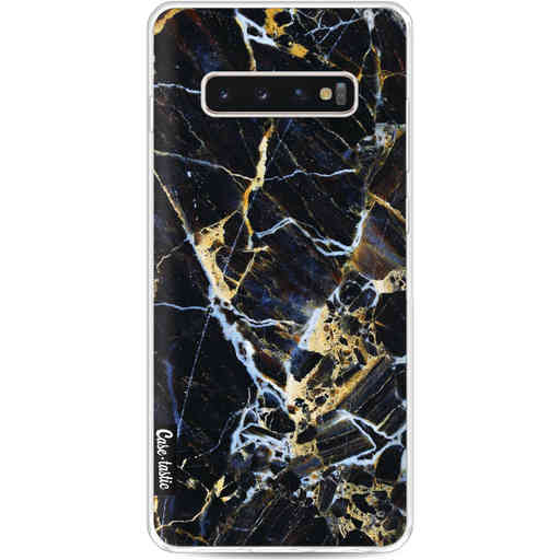 Casetastic Softcover Samsung Galaxy S10 Plus - Black Gold Marble