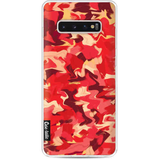 Casetastic Softcover Samsung Galaxy S10 Plus - Fire Camouflage