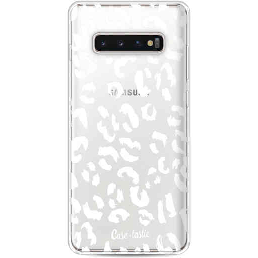 Casetastic Softcover Samsung Galaxy S10 Plus - Leopard Print White